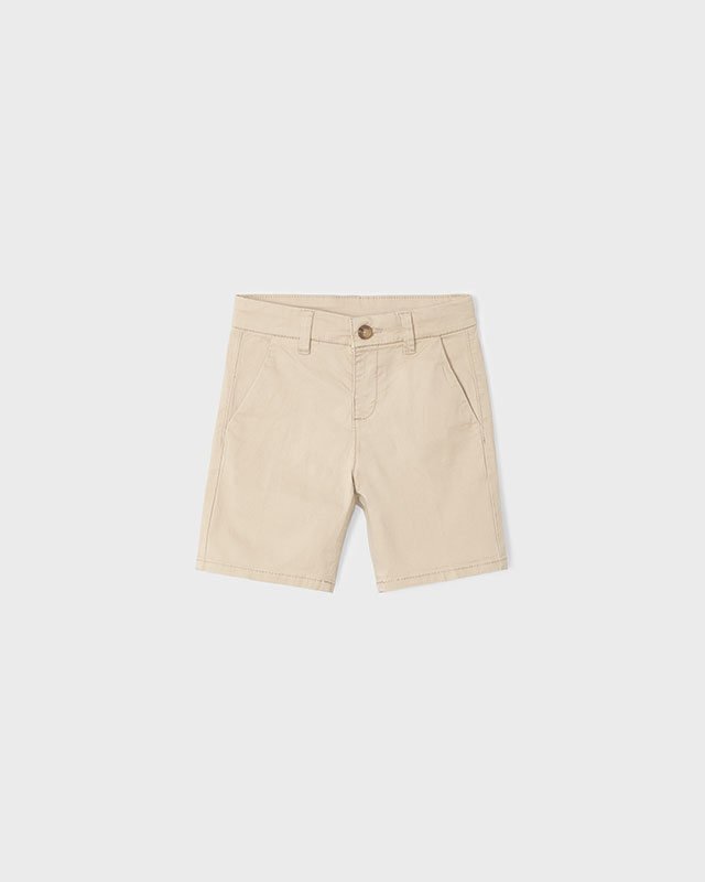 Mayoral Jongens short twill chino - Sesame Mayoral Jongens short twill chino - SesameMateriaal