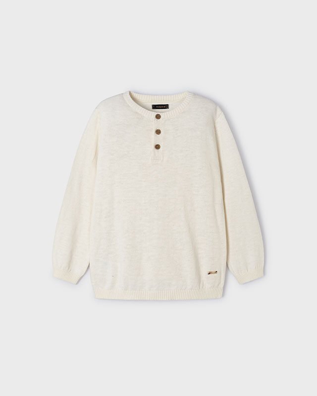 Mayoral Jongens sweater - Milk Mayoral Jongens sweater - Milk Materiaal