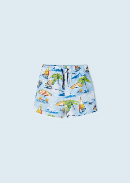 Mayoral Jongens zwembroek - Wave blauw Mayoral Jongens zwembroek - Wave blauwPolyester recycled