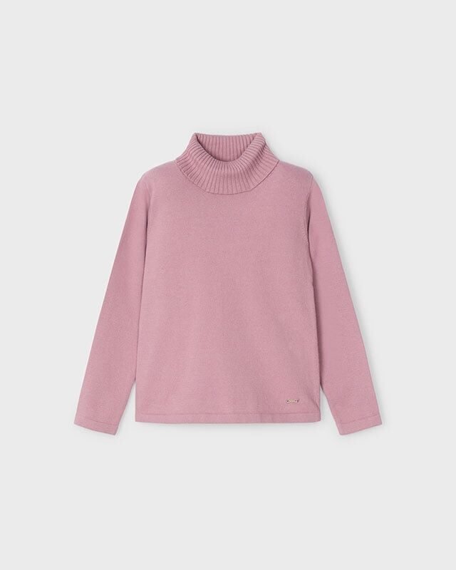 Mayoral Meisjes basic gebreide coltrui - Roze Mayoral Meisjes basic gebreide coltrui - RozeMateriaal 80% Cotton 17% Polyamide 3% Elastane