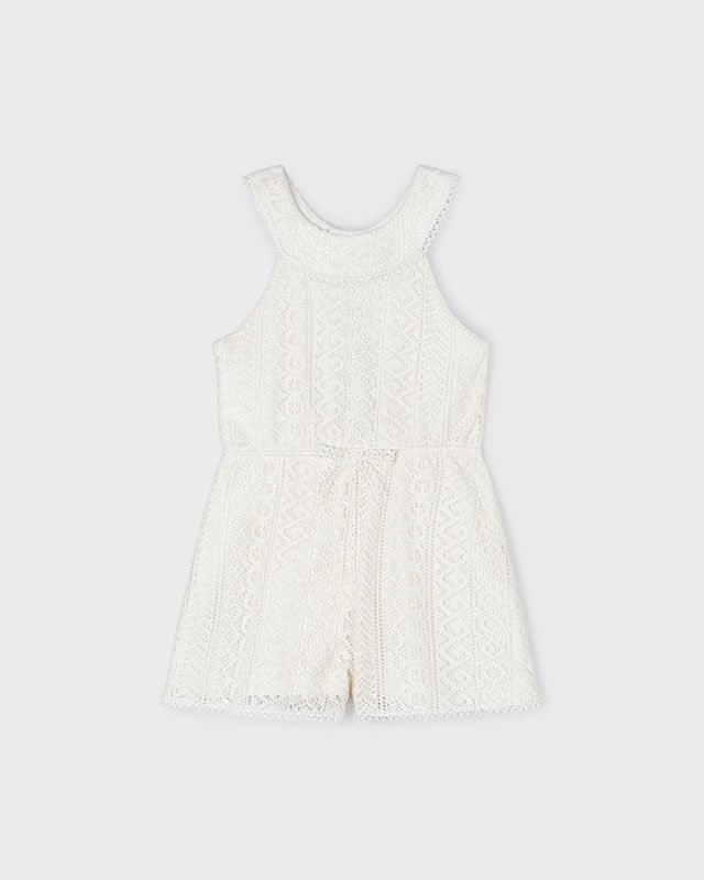 Mayoral Meisjes jumpsuit - Chickpea Mayoral Meisjes jumpsuit - ChickpeaMateriaal