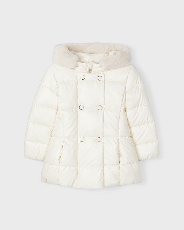 Mayoral Meisjes winterjas parels - Chickpea Mayoral Meisjes winterjas parels - ChickpeaMateriaal 100% Polyester