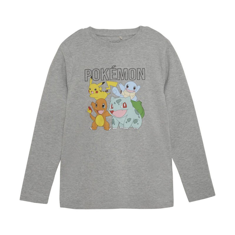 Minymo Jongens shirt Pokemon - Licht grijze melange Minymo Jongens shirt Pokemon - Licht grijze melangeMateriaal 93% Cotton/ 5% Elastane/ 2% Polyester