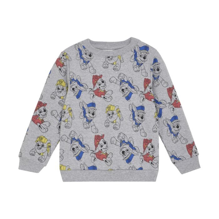 Minymo Jongens sweatshirt AOP - Grijs melange Minymo Jongens sweatshirt AOP - Grijs melangeMateriaal 90% Cotton/ 5% Polyester/ 5% Elastane