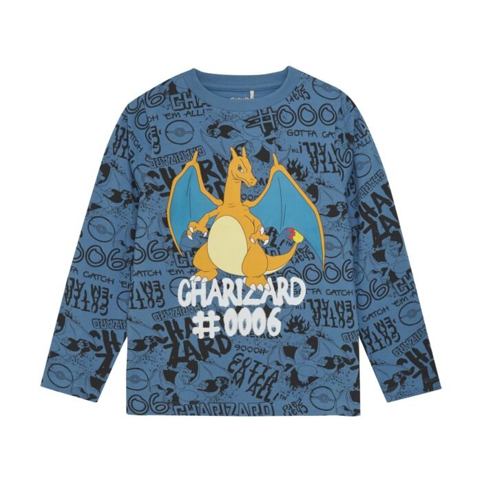 Minymo Jongens t-shirt LS - Blauw Minymo Jongens t-shirt LS - BlauwMateriaal 95% Cotton/ 5% Elastane