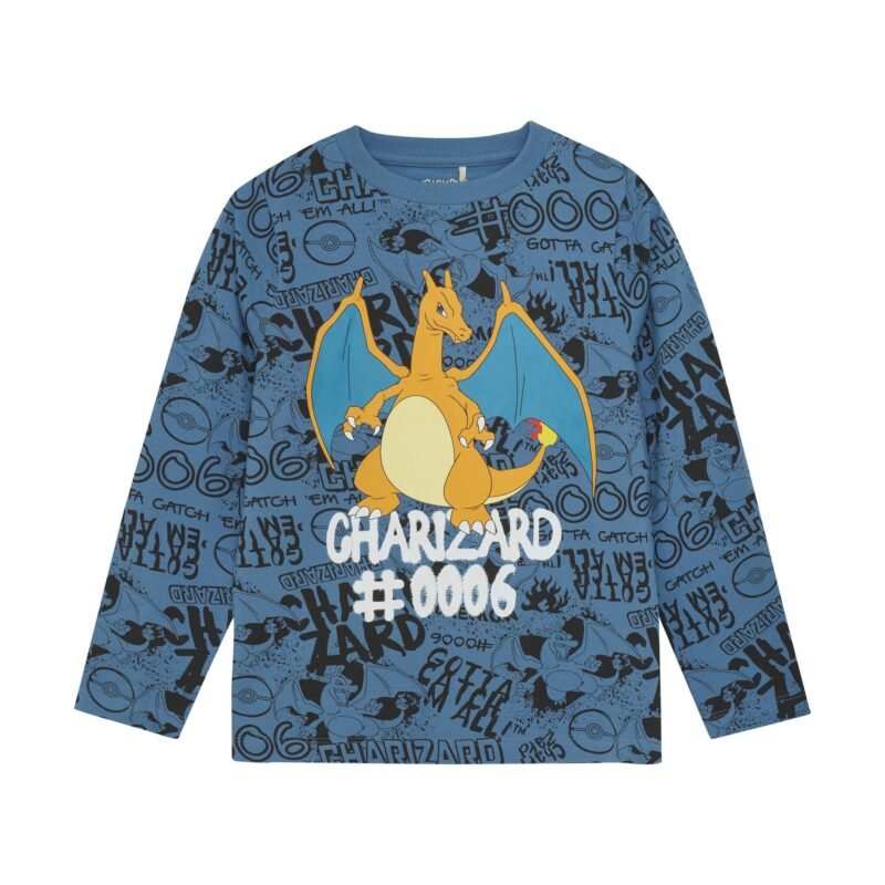 Minymo Jongens t-shirt LS - Blauw Minymo Jongens t-shirt LS - BlauwMateriaal 95% Cotton/ 5% Elastane