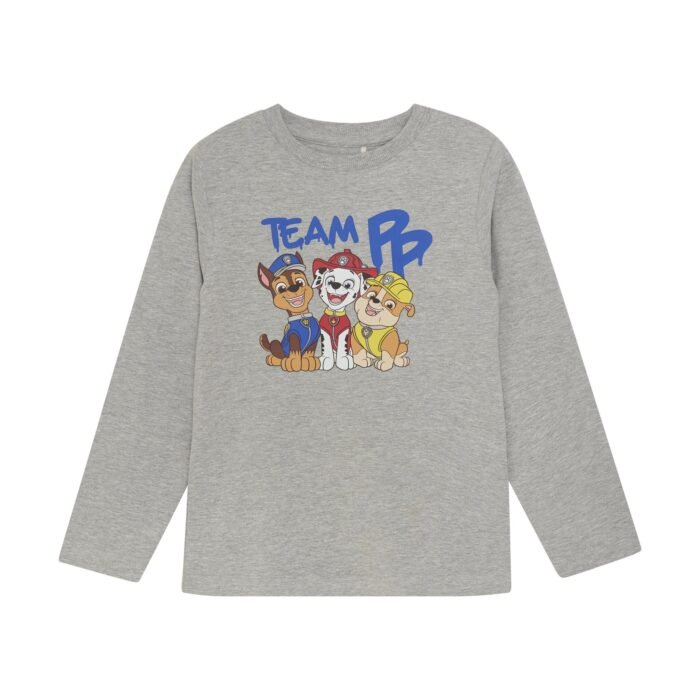 Minymo Jongens t-shirt LS - Grijs melange Minymo Jongens t-shirt LS - Grijs melangeMateriaal 90% Cotton/ 5% Polyester/ 5% Elastane