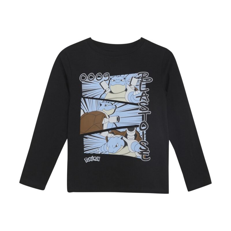 Minymo Jongens t-shirt LS - Zwart Minymo Jongens t-shirt LS - ZwartMateriaal 95% Cotton/ 5% Elastane