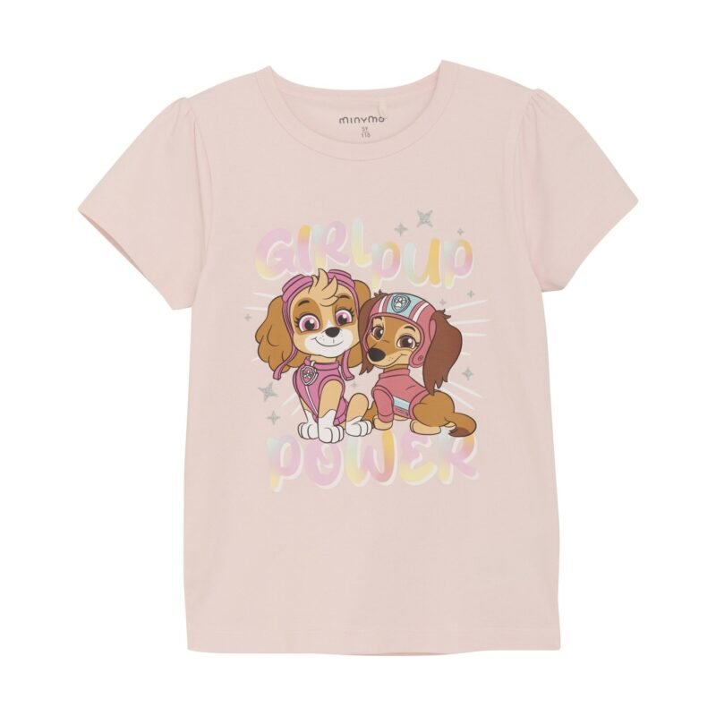 Minymo Meisjes T-shirt - Roze Minymo Meisjes T-shirt - RozeMateriaal 95% Cotton/ 5% Elastane