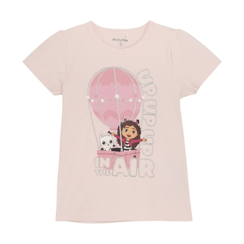Minymo Meisjes T-shirt - Roze Minymo Meisjes T-shirt - RozeMateriaal 95% Cotton/ 5% Elastane