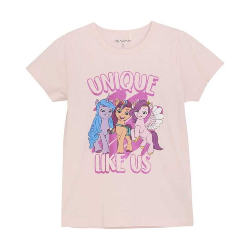Minymo Meisjes T-shirt - Roze Minymo Meisjes T-shirt - RozeMateriaal 95% Cotton/ 5% Elastane