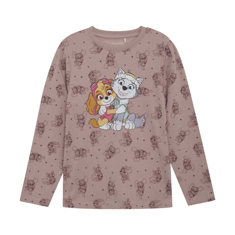 Minymo Meisjes shirt Paw Patrol - Deauville mauve Minymo Meisjes shirt Paw Patrol - Deauville mauveMateriaal 95% Cotton/ 5% Elastane