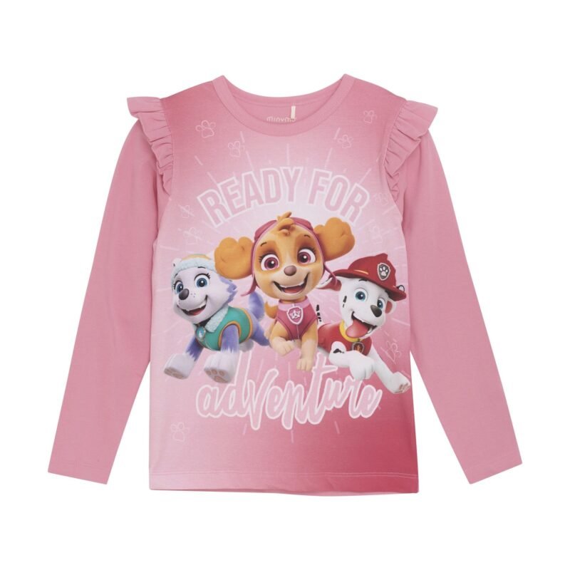 Minymo Meisjes shirt - Roze Minymo Meisjes shirt - RozeMateriaal 95% Cotton/ 5% Elastane