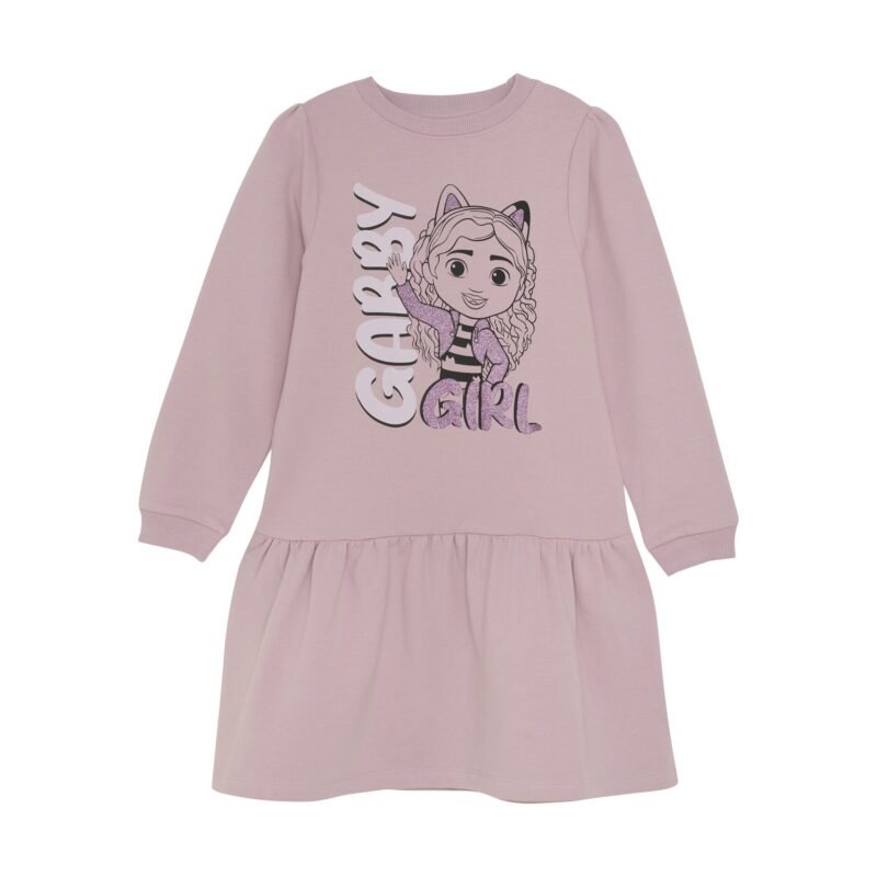 Minymo Meisjes sweat jurk - Dawn roze Minymo Meisjes sweat jurk - Dawn rozeMateriaal 95% Cotton/ 5% Elastane