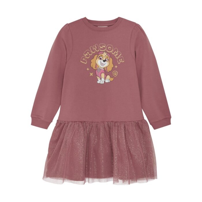 Minymo Meisjes sweat jurk - Deco roze Minymo Meisjes sweat jurk - Deco rozeMateriaal 95% Cotton/ 5% Elastane