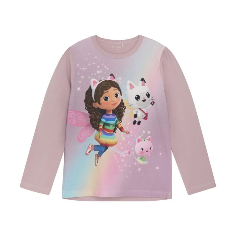 Minymo Meisjes t-shirt LS - Dawn roze Minymo Meisjes t-shirt LS - Dawn rozeMateriaal 95% Cotton/ 5% Elastane