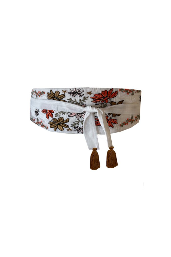 Miss-T Meisjes riem Mia - Off white Miss-T Meisjes riem Mia - Off white100% cotton