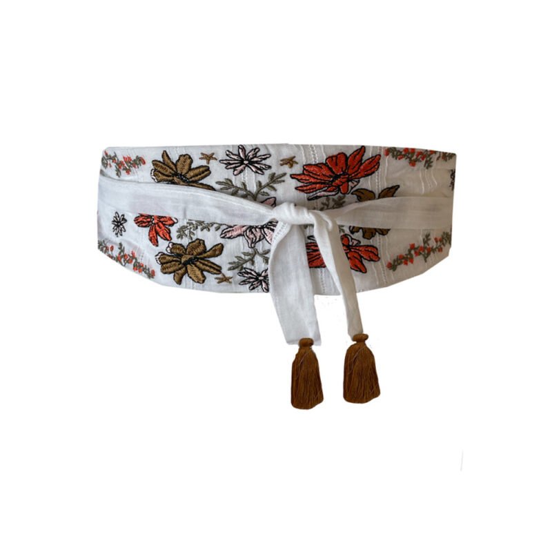 Miss-T Meisjes riem Mia - Off white Miss-T Meisjes riem Mia - Off white100% cotton