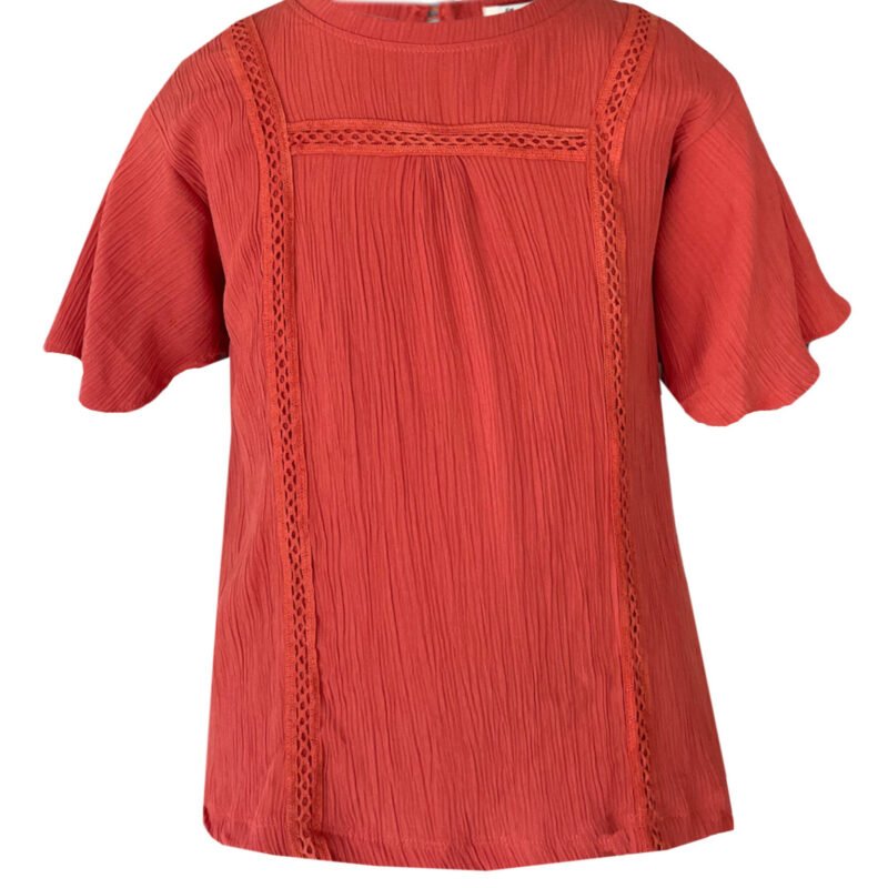Miss-T Meisjes top Mika - Oranje Miss-T Meisjes top Mika - Oranje100% Viscose crepe