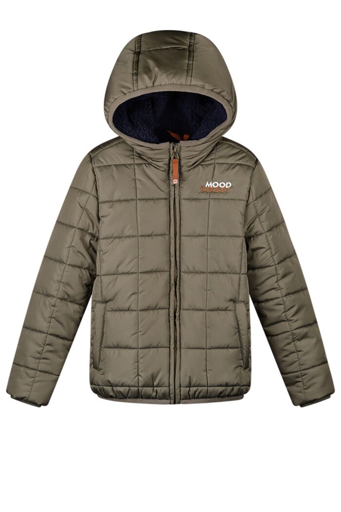 Moodstreet Jongens winterjas - James - Khaki groen Moodstreet Jongens winterjas - James - Khaki groenMateriaal 100% RPE