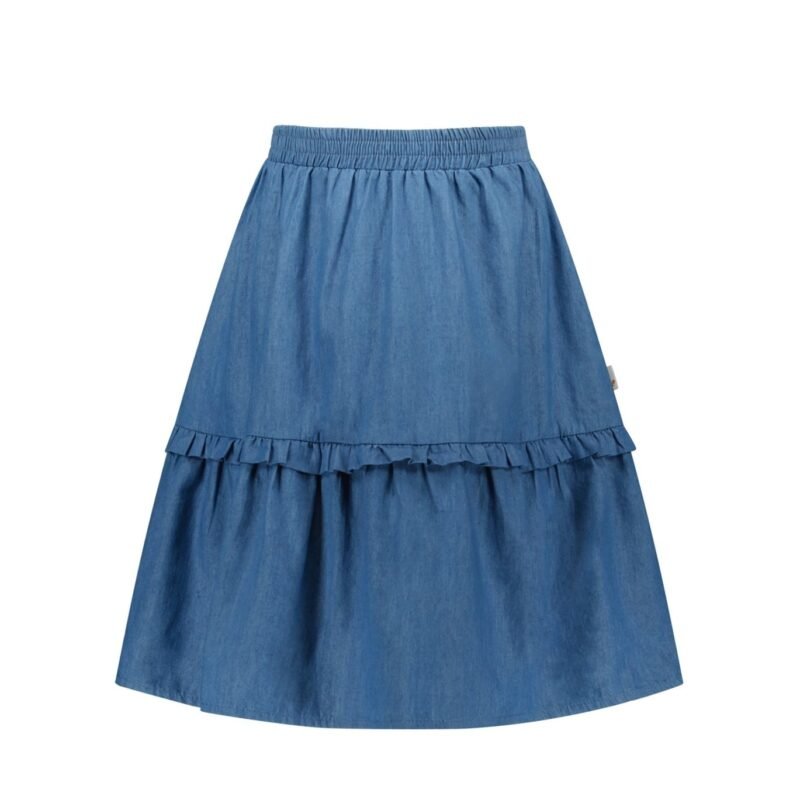 Moodstreet Meisjes rok jeans - Soft Blue Moodstreet Meisjes rok jeans - Soft BlueMateriaal 100% Cotton