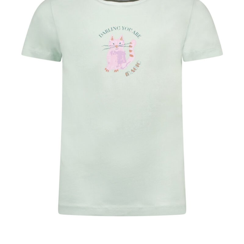 Moodstreet Meisjes t-shirt print - Minty Moodstreet Meisjes t-shirt print - Minty95% CMIA Cotton 5% Ea