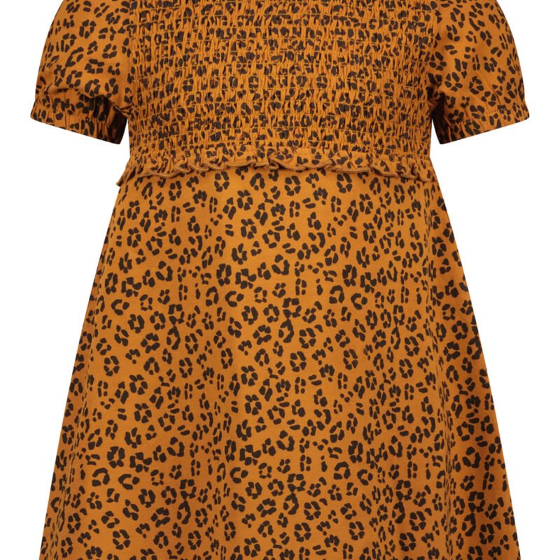 Moodstreet Meisjes tuniek AOP luipaard - Toffee Moodstreet Meisjes tuniek AOP luipaard - Toffee95% SCO 5% EA
