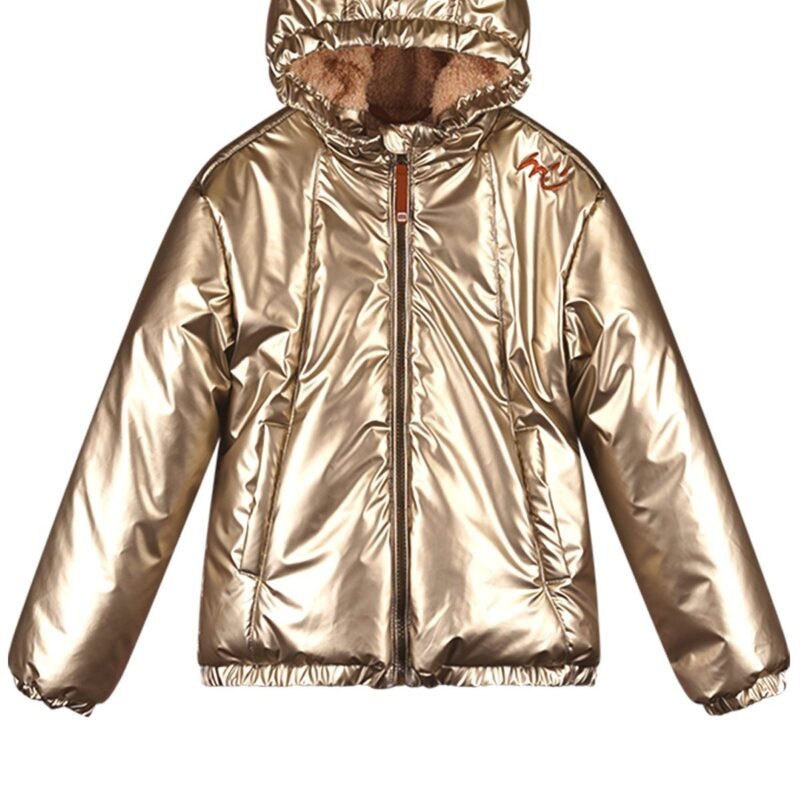 Moodstreet Meisjes winterjas - Jet - Goud Moodstreet Meisjes winterjas - Jet - GoudMateriaal 100% RPE