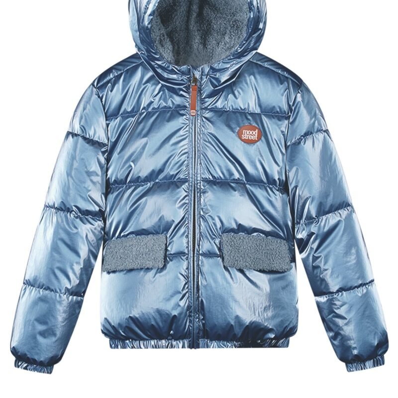 Moodstreet Meisjes winterjas - Julie - Ice blauw Moodstreet Meisjes winterjas - Julie - Ice blauwMateriaal 100% RPE