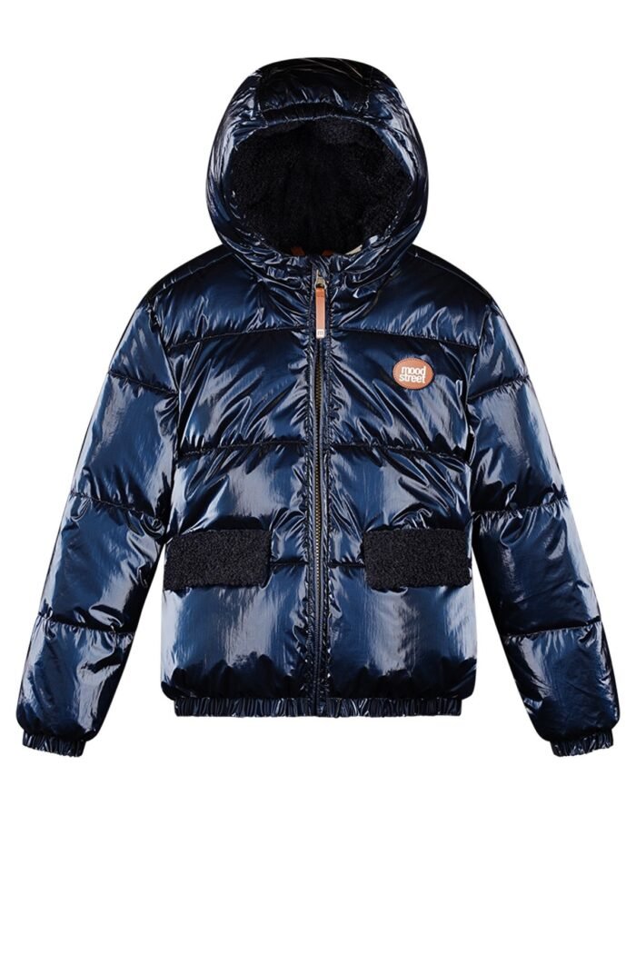 Moodstreet Meisjes winterjas - Julie - Navy blauw Moodstreet Meisjes winterjas - Julie - Navy blauwMateriaal 100% RPE