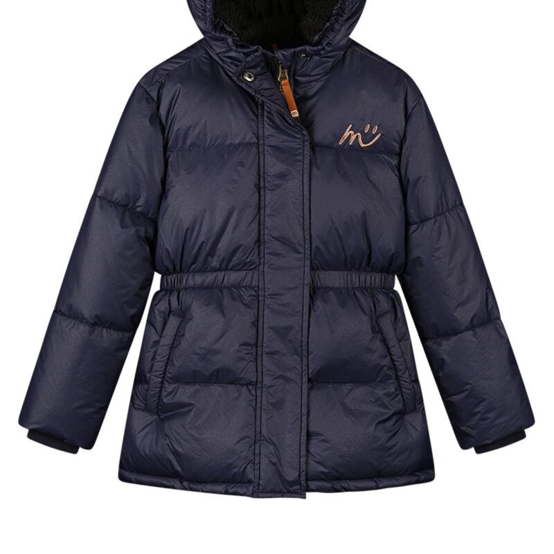 Moodstreet Meisjes winterjas lang - Luna - Navy blauw Moodstreet Meisjes winterjas lang - Luna - Navy blauwMateriaal 100% PE