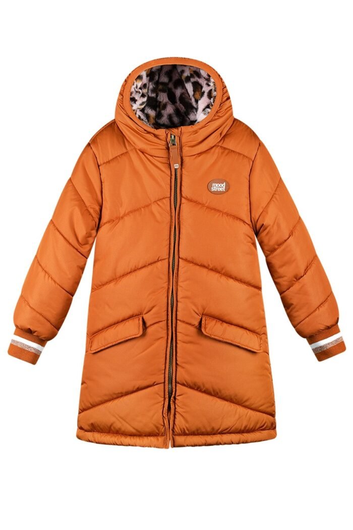 Moodstreet Meisjes winterjas parka - Jara - Rust Moodstreet Meisjes winterjas parka - Jara - RustMateriaal 100% RPE