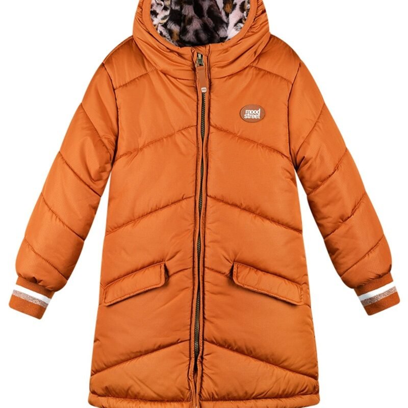 Moodstreet Meisjes winterjas parka - Jara - Rust Moodstreet Meisjes winterjas parka - Jara - RustMateriaal 100% RPE
