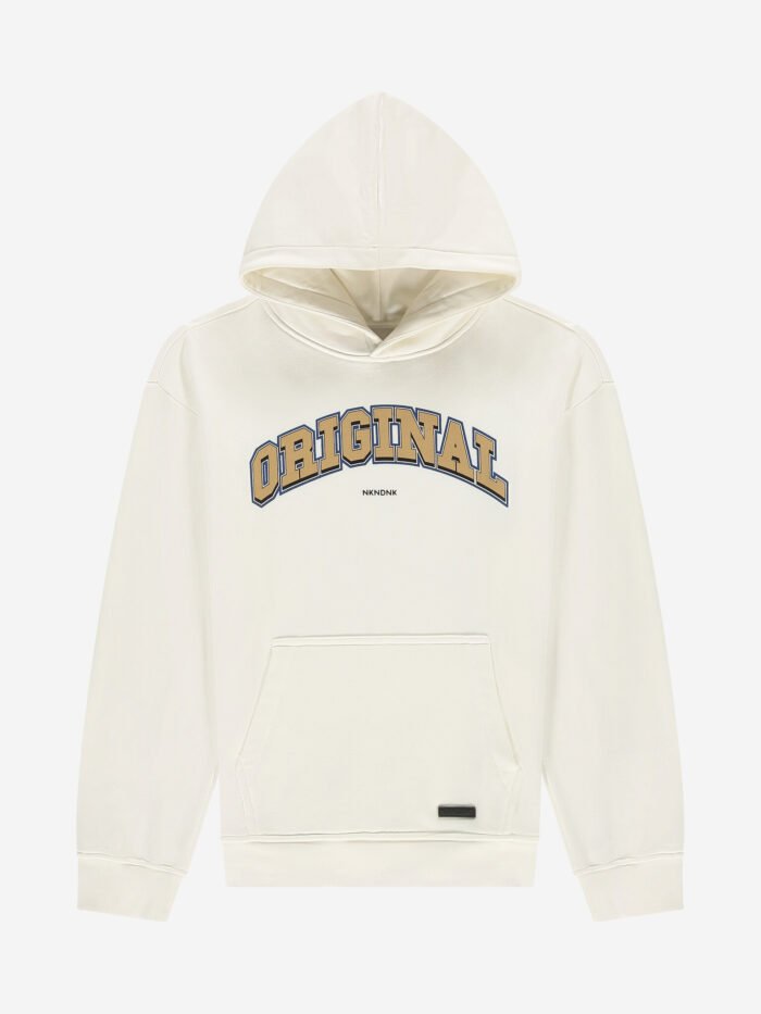 Nik&Nik Jongens Hoodie - Original - Off wit Nik&Nik Jongens Hoodie - Original - Off witMateriaal