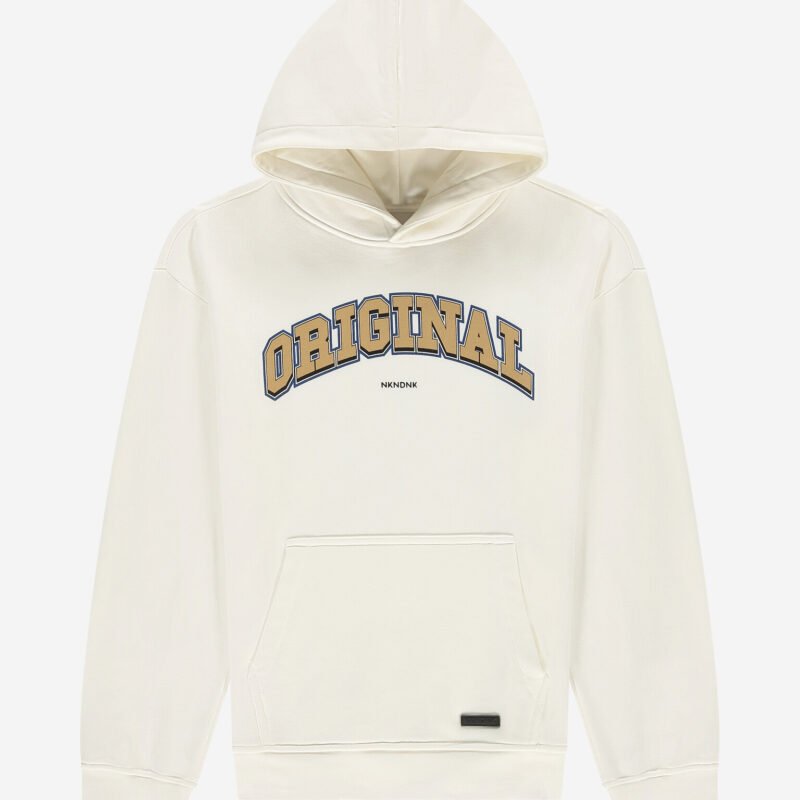 Nik&Nik Jongens Hoodie - Original - Off wit Nik&Nik Jongens Hoodie - Original - Off witMateriaal