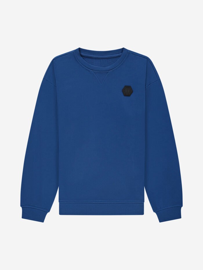 Nik&Nik Jongens Sweat shirt - Icon - Deep kobalt blauw Nik&Nik Jongens Sweat shirt - Icon - Deep kobalt blauwMateriaal