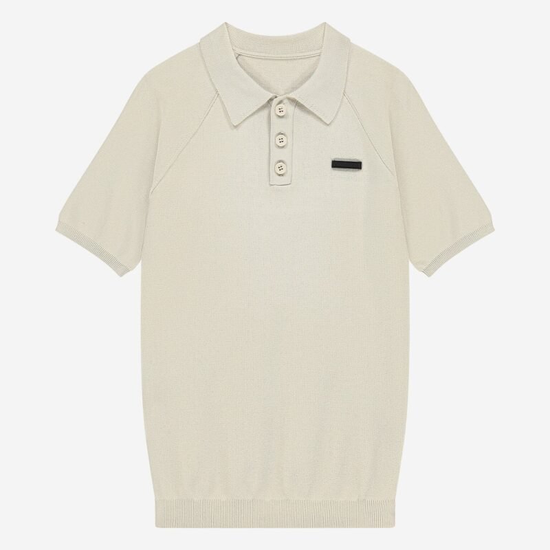 Nik&Nik Jongens polo shirt gebreid - Joel - Beige Nik&Nik Jongens polo shirt gebreid - Joel - BeigeMateriaal