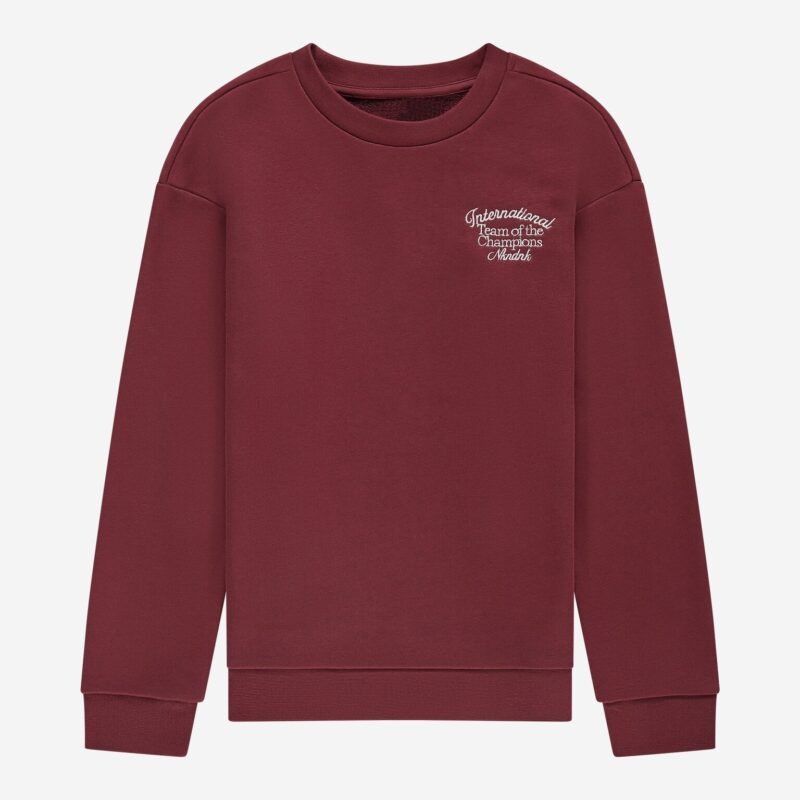 Nik&Nik Jongens sweat shirt - Champion - Donker rood Nik&Nik Jongens sweat shirt - Champion - Donker roodMateriaal