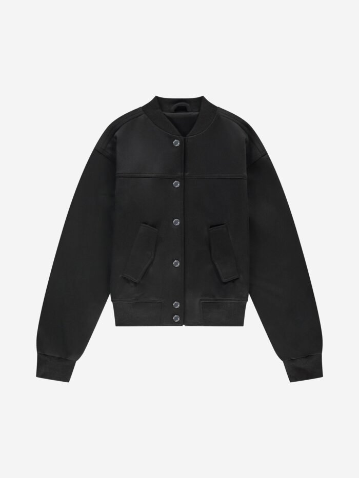 Nik&Nik Meisjes bomber jack - Nina - Zwart Nik&Nik Meisjes bomber jack - Nina - ZwartMateriaal