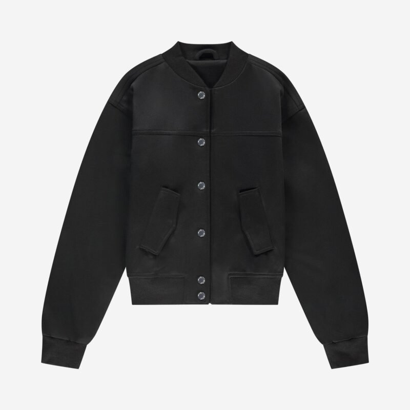 Nik&Nik Meisjes bomber jack - Nina - Zwart Nik&Nik Meisjes bomber jack - Nina - ZwartMateriaal