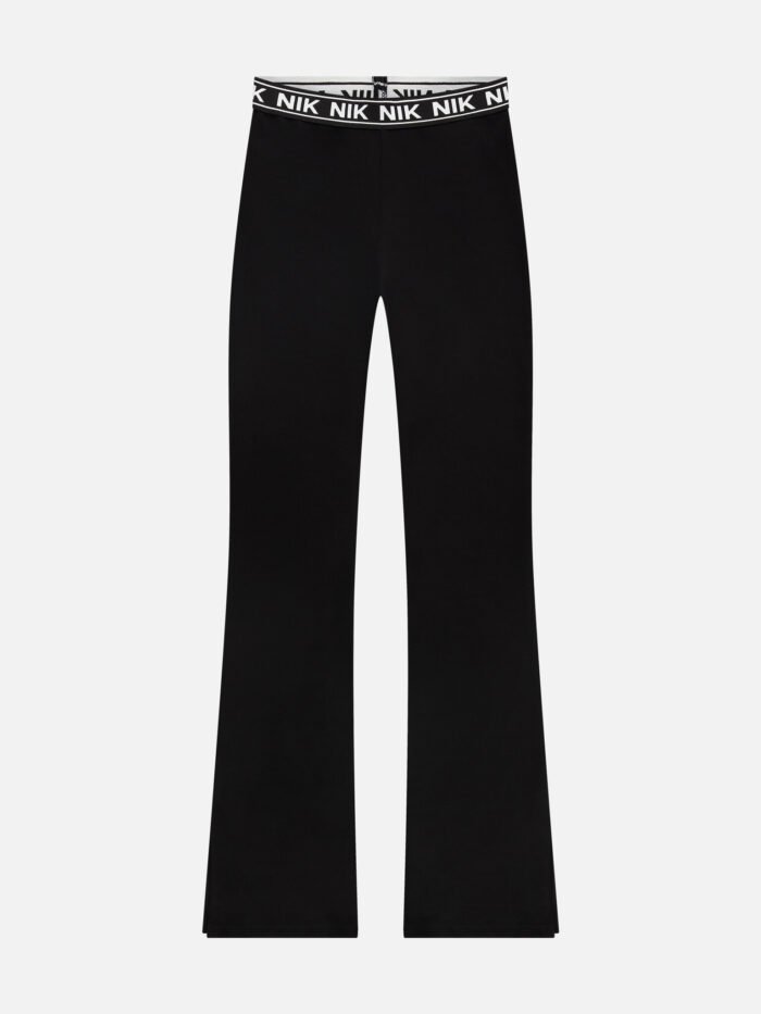 Nik&Nik Meisjes broek - Juno - Zwart Nik&Nik Meisjes broek - Juno - ZwartMateriaal