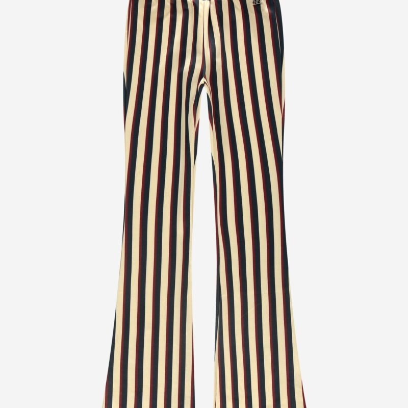 Nik&Nik Meisjes flair broek - Striped - Amandel bruin Nik&Nik Meisjes flair broek - Striped - Amandel bruinMateriaal