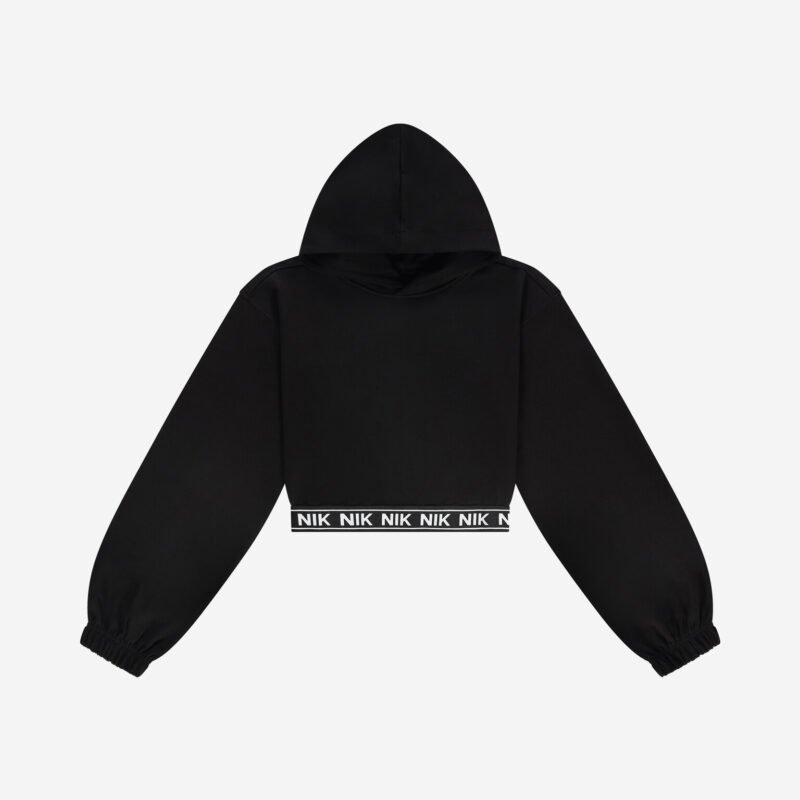 Nik&Nik Meisjes hoodie - Juno - Zwart Nik&Nik Meisjes hoodie - Juno - ZwartMateriaal