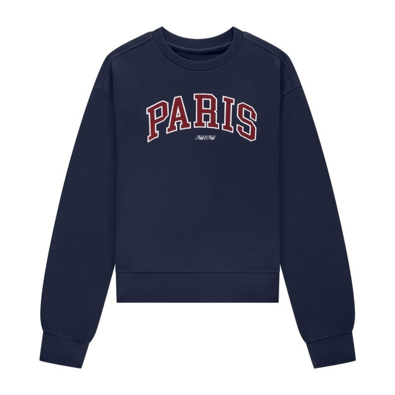 Nik&Nik Meisjes sweat shirt - Paris - Konings blauw Nik&Nik Meisjes sweat shirt - Paris - Konings blauwMateriaal