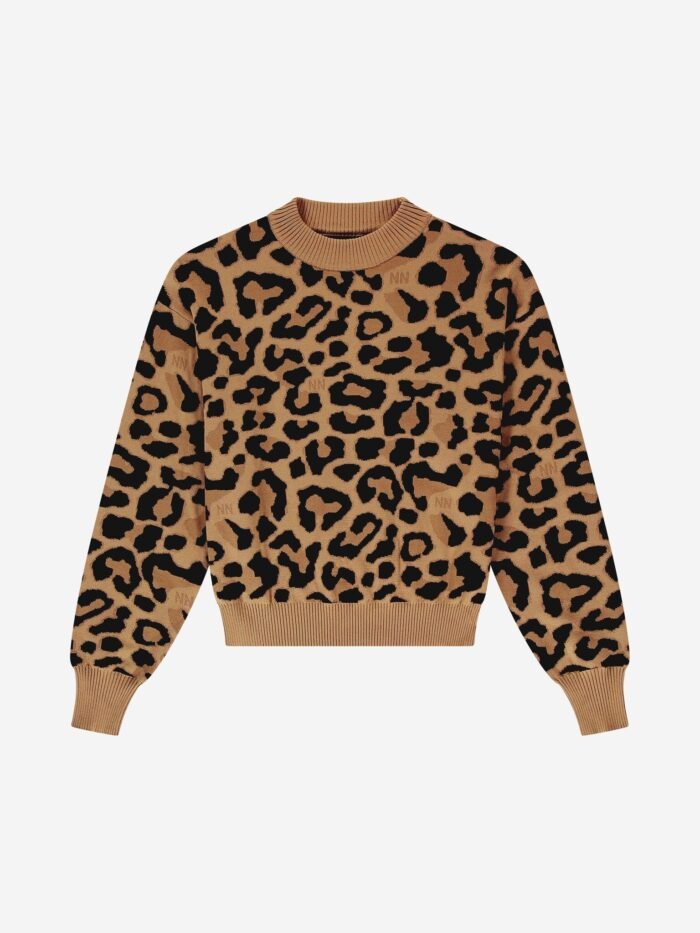 Nik&Nik Meisjes sweater - Ocelot - Mountain Lion Nik&Nik Meisjes sweater - Ocelot - Mountain LionMateriaal