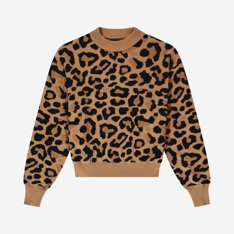 Nik&Nik Meisjes sweater - Ocelot - Mountain Lion Nik&Nik Meisjes sweater - Ocelot - Mountain LionMateriaal