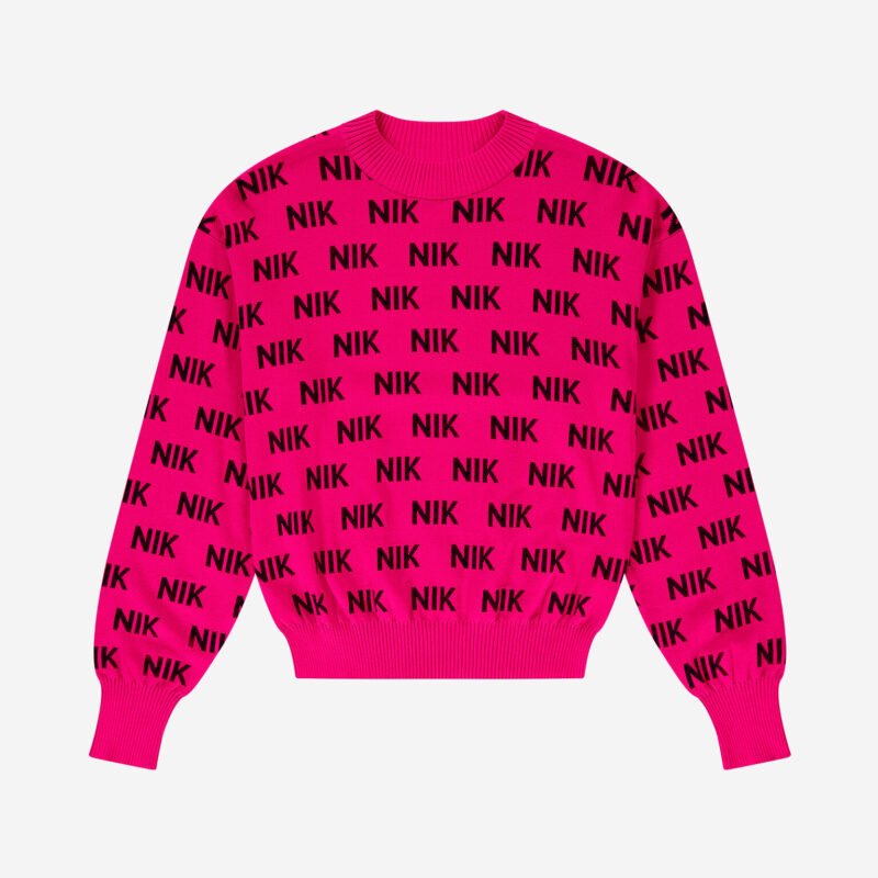 Nik&Nik Meisjes sweater - Oona - Feral Fuchsia Nik&Nik Meisjes sweater - Oona - Feral FuchsiaMateriaal