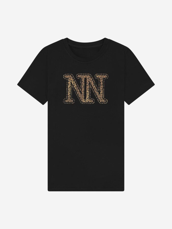 Nik&Nik Meisjes t-shirt - Neo - Zwart Nik&Nik Meisjes t-shirt - Neo - ZwartMateriaal