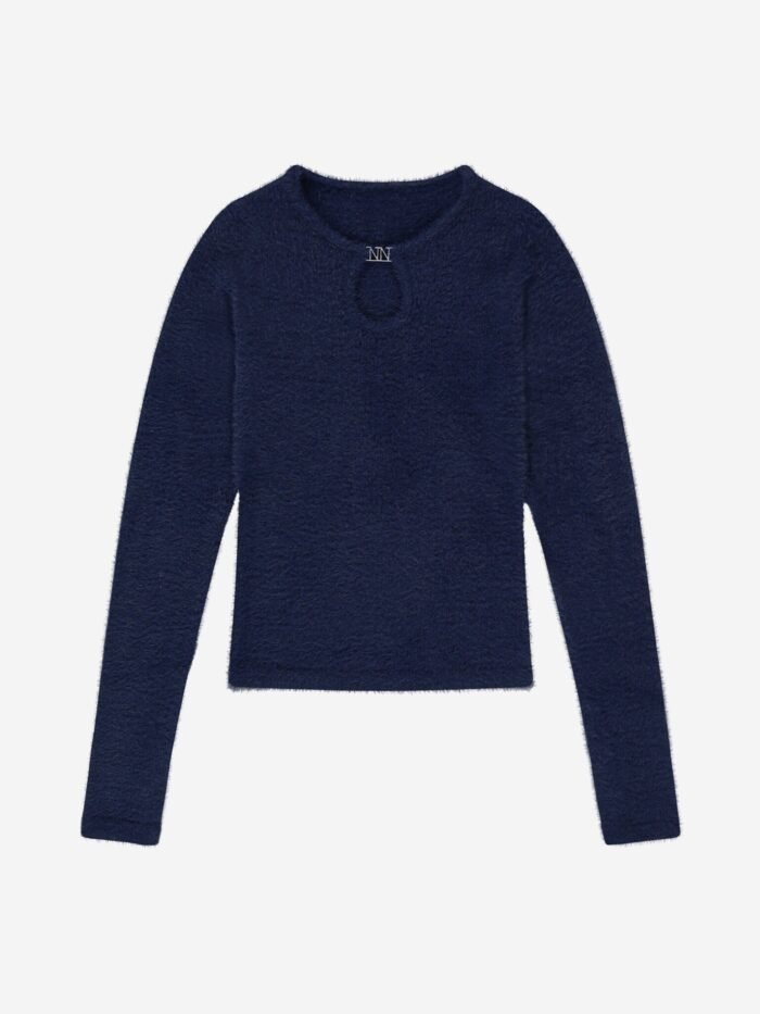 Nik&Nik Meisjes trui - Omara - Konings blauw Nik&Nik Meisjes trui - Omara - Konings blauwMateriaal
