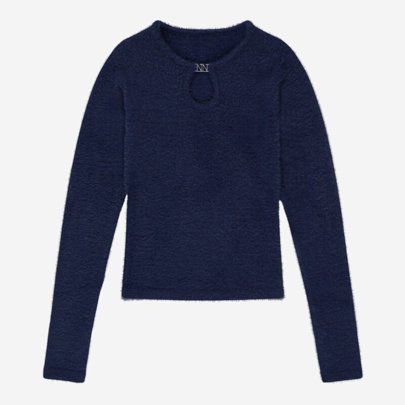 Nik&Nik Meisjes trui - Omara - Konings blauw Nik&Nik Meisjes trui - Omara - Konings blauwMateriaal